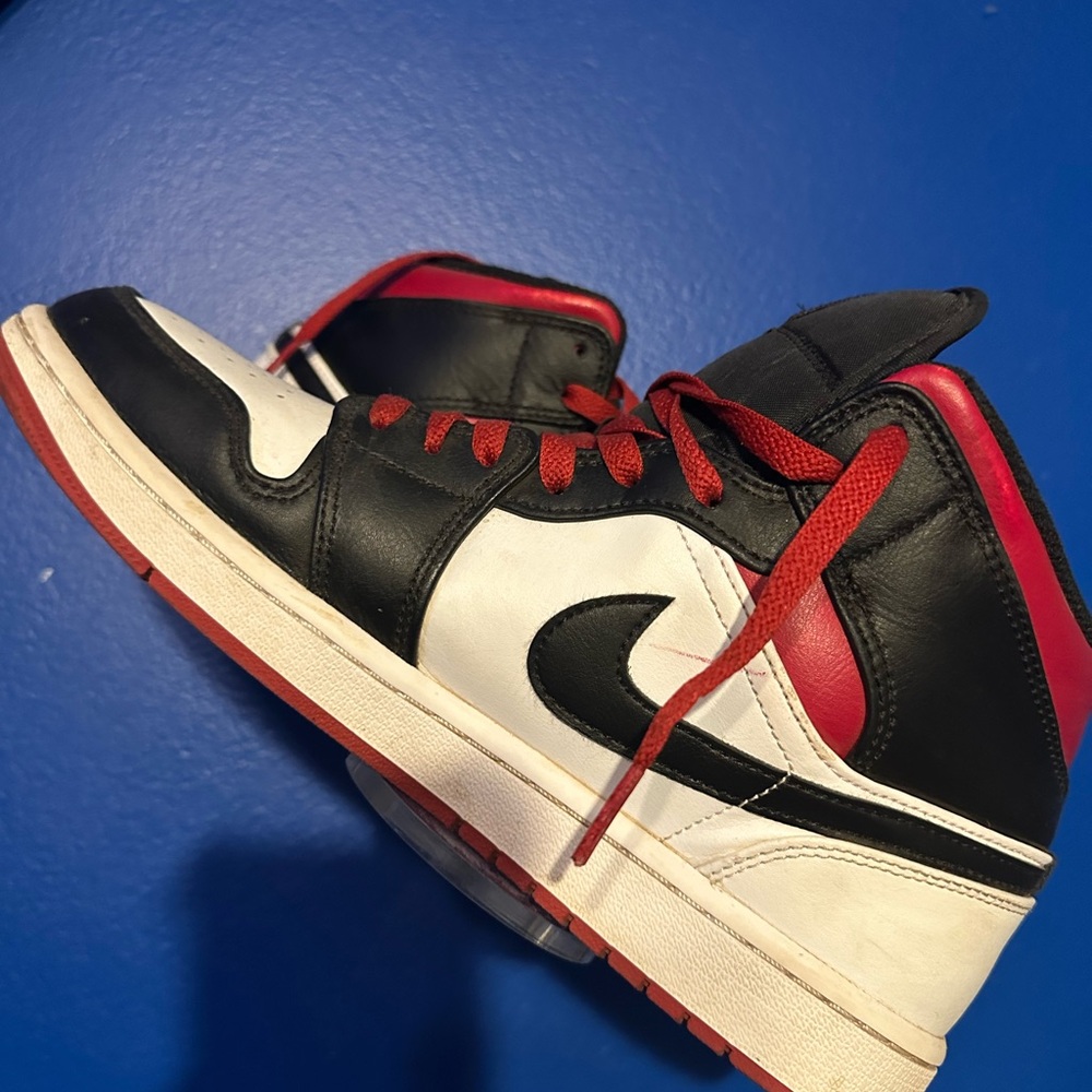Jordan High-Top Sneakers Black Red White